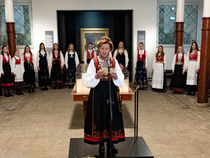 Dronningen holdt velkomsttalen. Foto: Fredrik Hagen / NTB scanpix